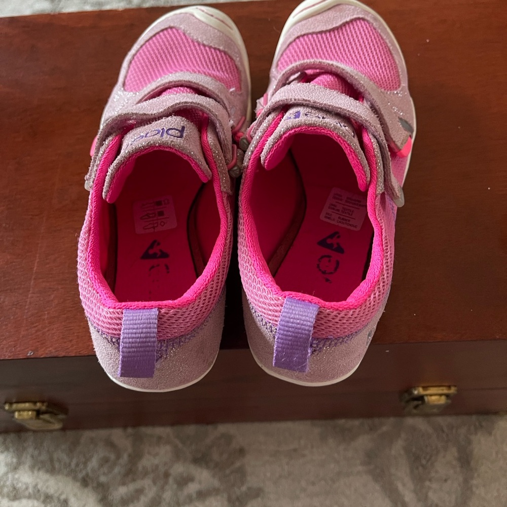 PLAE Ty Pink and Purple Kids Sneakers girls size 2 1/2 - Picture 6 of 8